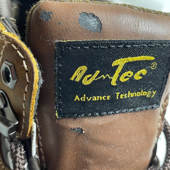Ad Tec Boots Womens 8 Work Boots Safety Steel Toe Brown Ankle Top ASTM F-2413 - Picture 13 of 15